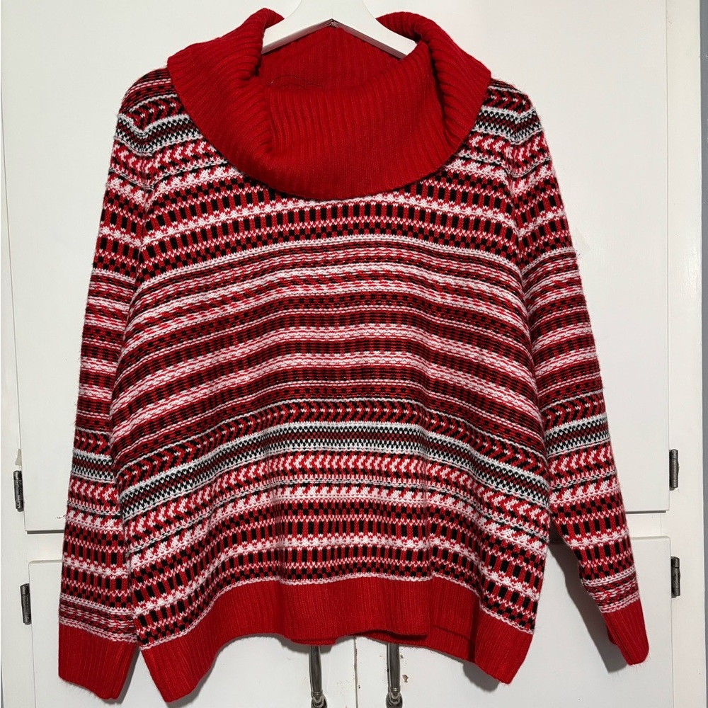 NWT Lane‎ Bryant plus classic long sleeve cowl neck sweater Size 18/20.